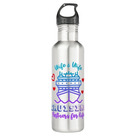 Wife & Wife Cruise Partners SS Insulated Bottle Edelstahlflasche (Vorderseite)