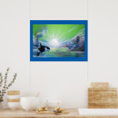 Wifes Lieblings-Wal-Poster-Druck Poster (Küche)