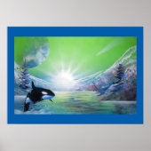 Wifes Lieblings-Wal-Poster-Druck Poster (Vorne)