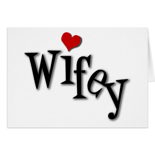 Wifett mit Funky Red Heart (Vorderseite (Horizontal))