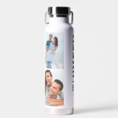 Wifey 4 Foto Collage Valentine's Day Geschenk Trinkflasche (Vorne)