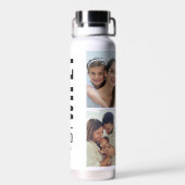 Wifey 4 Foto Collage Valentine's Day Geschenk Trinkflasche (Rückseite)