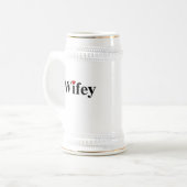 Wifey Bierglas (Vorderseite Links)