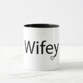 Wifey - Black 11 oz Combo Tasse (Zentrum)