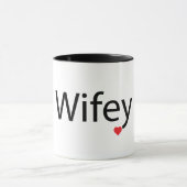 Wifey - Black 11 oz Combo Tasse (Zentrum)