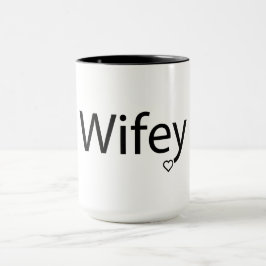 Wifey - Black 15 oz Combo Tasse