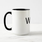 Wifey - Black 15 oz Combo Tasse (Links)