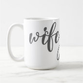 Wifey Coffee Mug Kaffeetasse (Links)