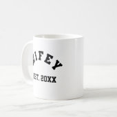 Wifey College  T-Shirt Kaffeetasse (Vorderseite Links)