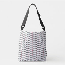 Wifey - Custom All-Over-Print Cross Body Bag Tragetaschen Mit Langen Trägern