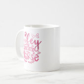 Wifey Dog Mama Nurse Coffee Tasse - Funny Gift (Vorderseite Links)