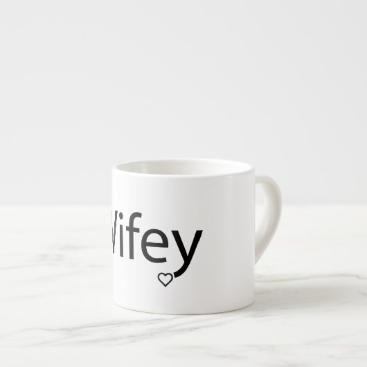 Wifey - Espresso-Tasse Espressotasse (Vorderseite Rechts)