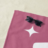 Wifey Est Jahr oder Name Retro-Schriftart in belie Strandtuch (Beispiel)