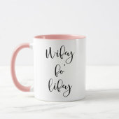 Wifey Fo Lifey Ehefrau-Braut-Kaffee-Tasse Tasse (Links)
