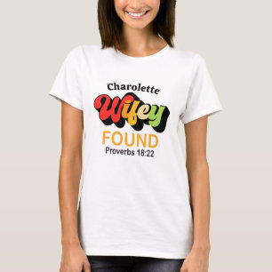 Wifey Found Sprichwörter 18:22 Paare Shirt