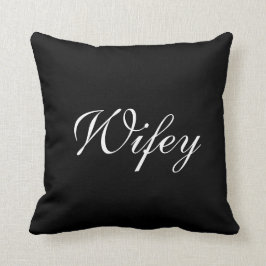 Wifey Frau Pillow Kissen