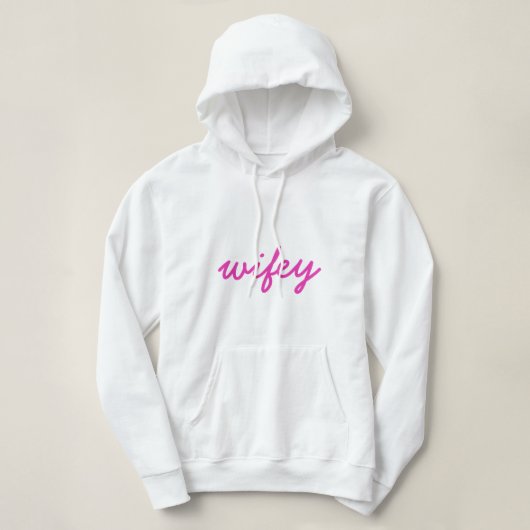 Wifey Hoodie (Design vorne)