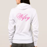 Wifey Hoody<br><div class="desc">Adorable Hoody für die Neuvermählten. Scrollen Sie nach unten,  um weitere Wifey-Artikel zu sehen.</div>