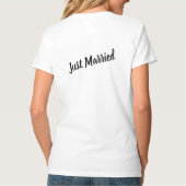 Wifey Just Married T-Shirt (Rückseite)