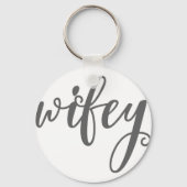Wifey Keychain Schlüsselanhänger (Vorderseite)