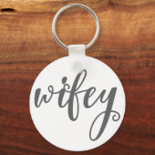 Wifey Keychain Schlüsselanhänger (Rückseite)