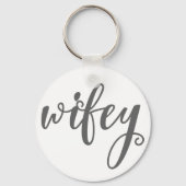 Wifey Keychain Schlüsselanhänger (Rückseite)