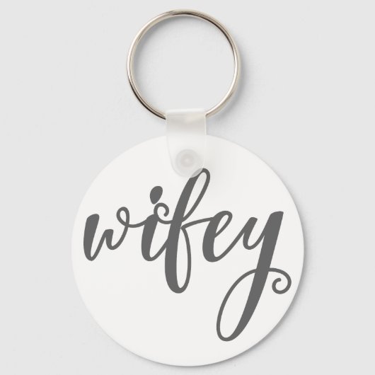 Wifey Keychain Schlüsselanhänger (Rückseite)