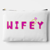 WIFEY Kosmetische und Toilettensäcke Zubehörtasche (Vorderseite)