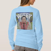 Wifey Light Blue Long Sleeve T - Shirt (Rückseite)