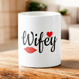 Wifey Matching Couple Kaffeetasse