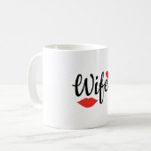 Wifey Matching Couple Kaffeetasse (Vorderseite Links)