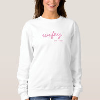 Wifey Modern Minimalistisch Script Personalisiert 