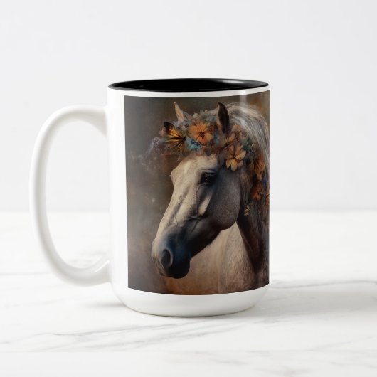 Wifey Modernes Geschenk Vollfarbkaffee Tasse (Links)