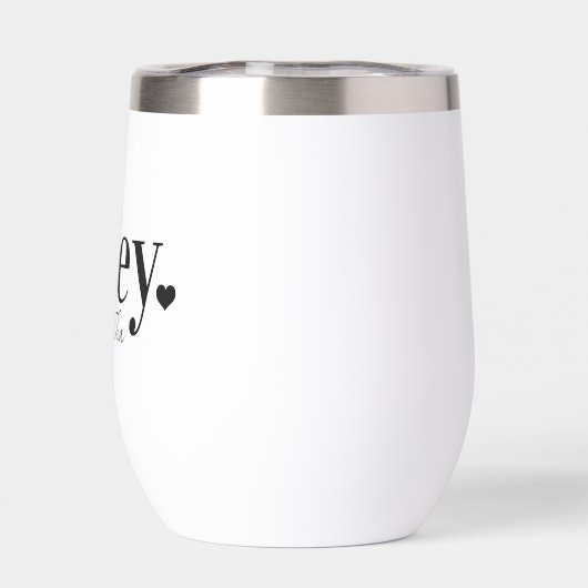 WIFEY | Personalisiert Name Newlyweds (Rückseite)