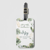 Wifey Script Honeymoon Urlaub Safari Trip Gepäckanhänger (Vorderseite Vertikal)