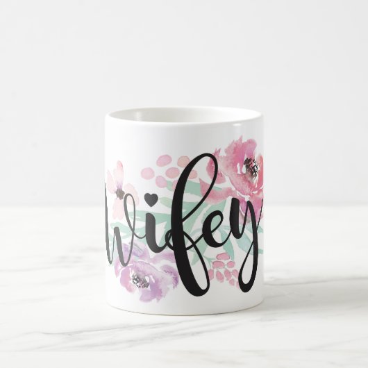 Wifey Tasse, die Brautschalen-Braut Wedding ist, Kaffeetasse (Mittel)