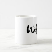 wifey Tasse, personalisierte wifey Tasse, Kaffeetasse (Mittel)
