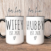 Wifey Tasse - Personalisiertes Hochzeitgeschenk fü