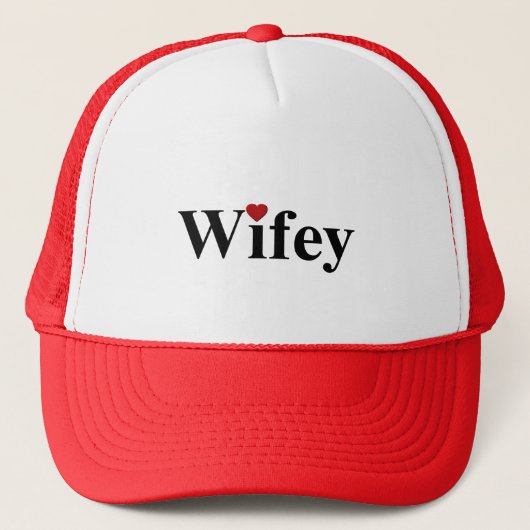 Wifey Truckerkappe (Vorderseite)