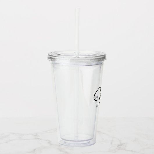Wifey Tumbler 16oz, Clear Acryltrinkbecher (Rechts)