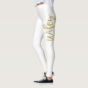 Wifey Weiß u. Leggings