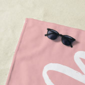 Wifey - Whimsikkalligraphie für die Bride Strandtuch (Beispiel)