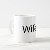 Wifey - White 11 oz Classic Tasse (Vorderseite Links)