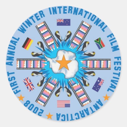 WIFFA-Sticker Runder Aufkleber (Vorderseite)