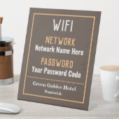 WiFi-Anleitung Pedestal-Zeichen Sockelschild (In Situ)