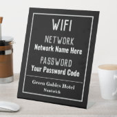 WiFi-Anleitung Pedestal-Zeichen Sockelschild (In Situ)