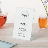 WiFi Code Logo Business Internet Sockelschild (In SItu)