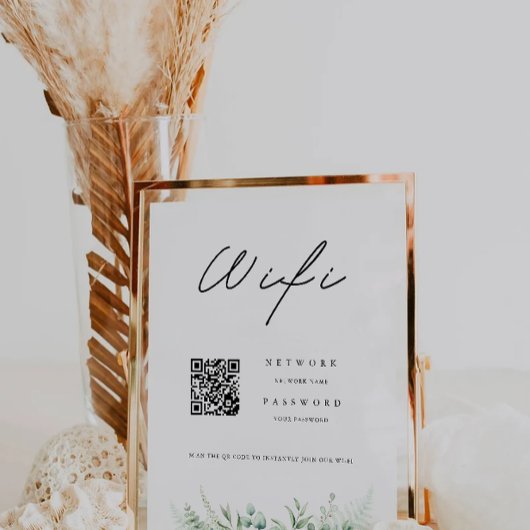 Wifi-Code, QR-Code Wifi-Anschluss Einladung