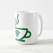 WiFi & Coffee Icon Tasse (VorderseiteRechts)