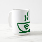 WiFi & Coffee Icon Tasse (Vorderseite Links)